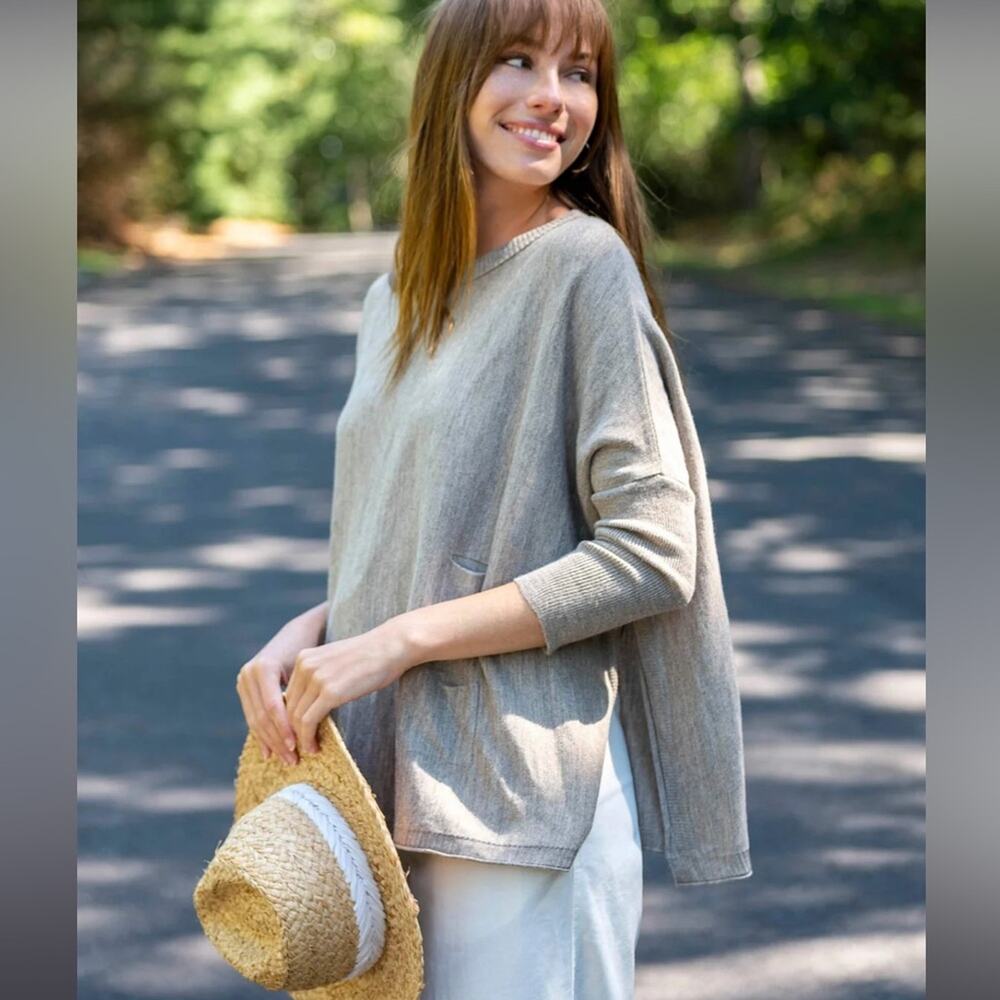 Mersea Catalina Sweater Beige Knit Sweater One Size